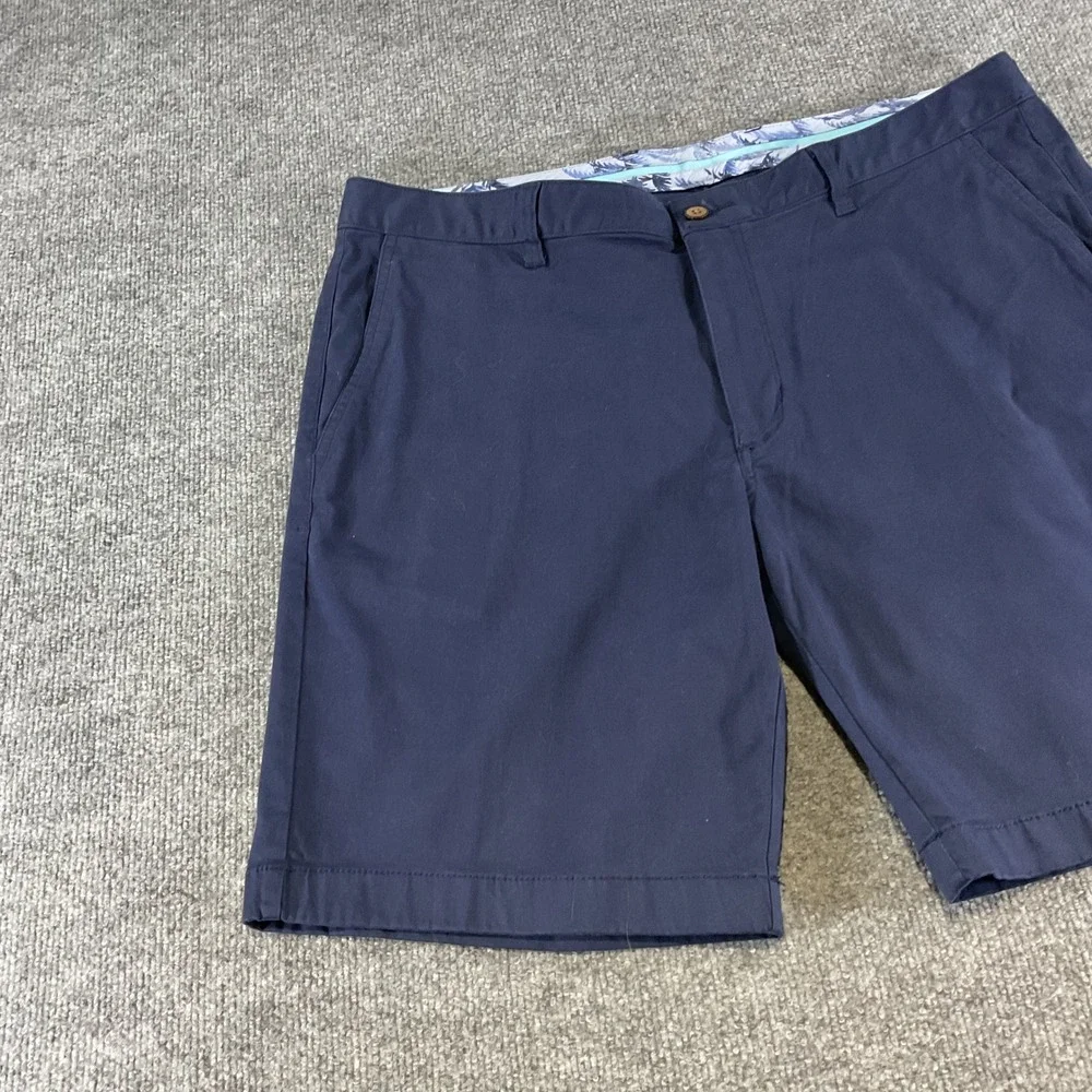 Tommy Bahama IslandZone Shorts Mens 38 Navy Performance Stretch Casual Golf